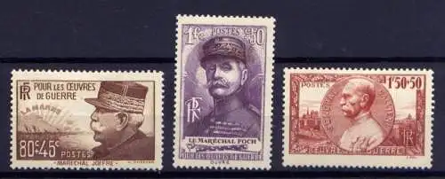 Frankreich Nr.487/9        *  unused        (1975)