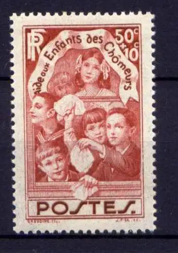 Frankreich Nr.317        *  unused        (1954)