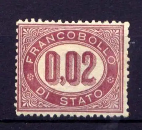 Italien Dienst Nr.1         *  unused         (1196)