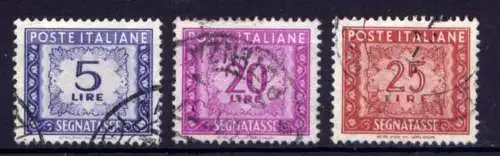 (1161) Italien Porto ex.Nr.88/92        O  gestempelt