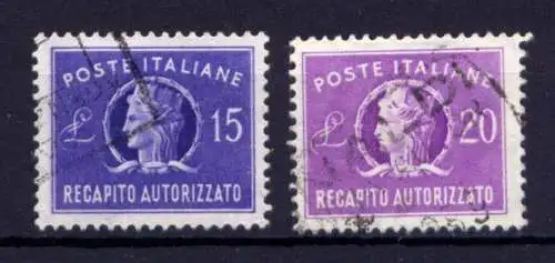Italien Gebühr Nr.9/10        O  used         (1159)