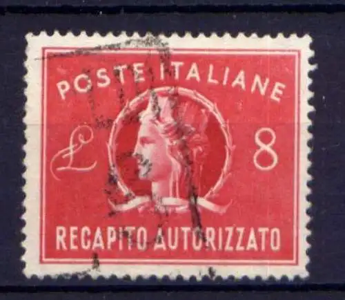 Italien Gebühr Nr.8        O  used         (1158)