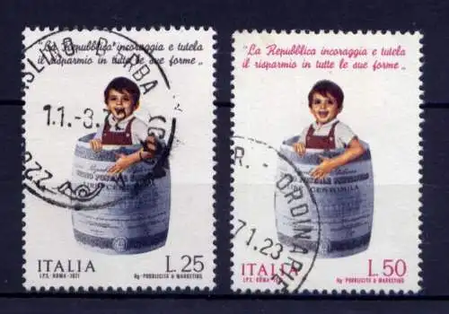 (1141) Italien Nr.1347/8        O  gestempelt