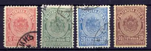 Bulgarien Porto Nr.16/9      O  used + *  unused               (902)