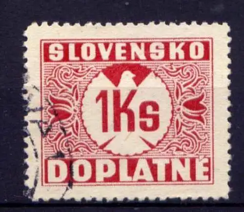 Slowakei Porto Nr.20               O  used                (076)