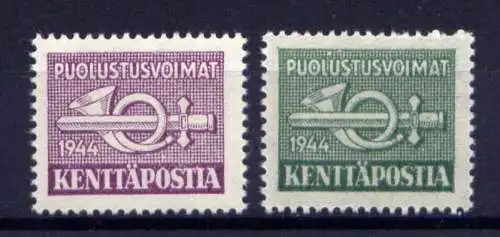 Finnland Militärpost Nr.6/7        **  MNH      (767)