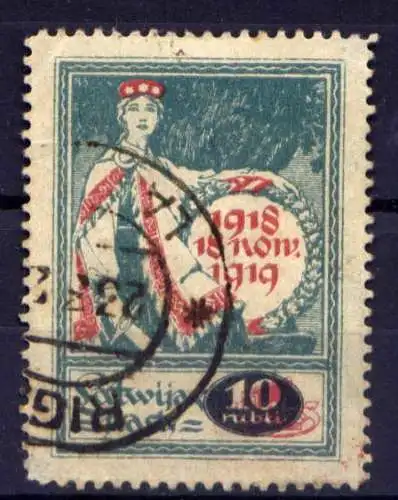 Lettland Nr.55        O  used        (048)