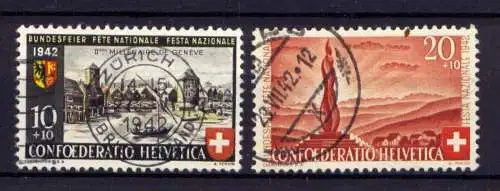 Schweiz Nr.408/9       O  used                  (1979)