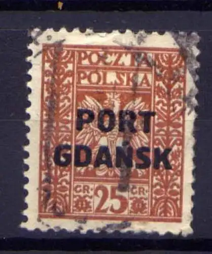 (1841) Polen Port Gdansk Nr.22          O  gestempelt