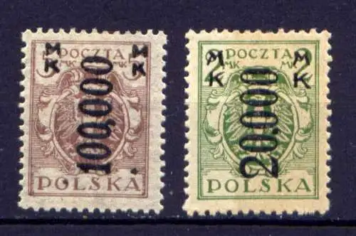 Polen Nr.189/90         *  unused         (1738)
