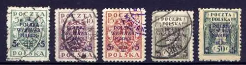 Polen Nr.118/22         O  used + *  unused         (1724)