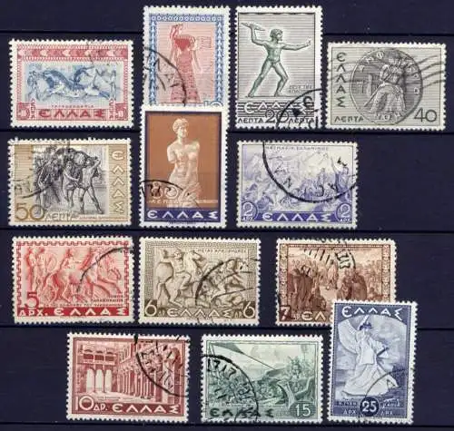 (928) Griechenland Nr.395/407           O  gestempelt