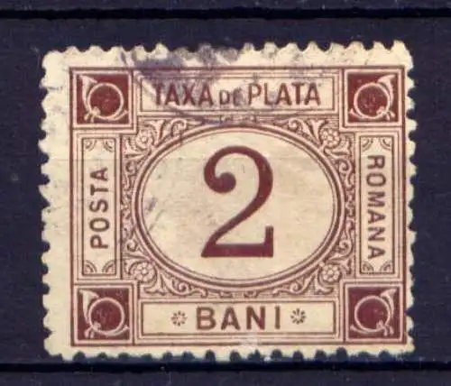 Rumänien Porto Nr.1                O  used                 (1112)