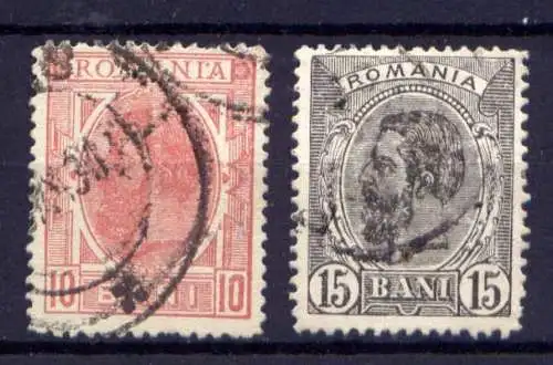Rumänien Nr.114 + 115         O  used                (1021)