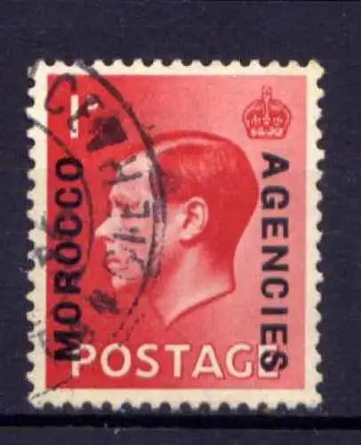 Großbritannien Post in Marokko Nr.133        O  used                (1489)