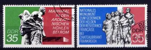 DDR Nr.1981/82                             O  used       (26166) ( Jahr 1974 )