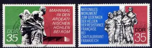 DDR Nr.1981/82                             O  used       (26165) ( Jahr 1974 )