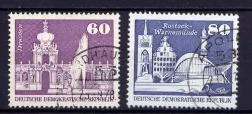 DDR Nr.1919/20                            O  used       (26132) ( Jahr 1974 )