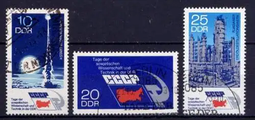 DDR Nr.1887/9                            O  used       (26122) ( Jahr 1973 )