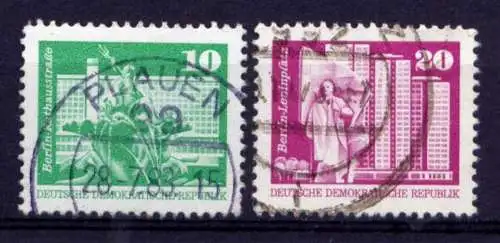 DDR Nr.1868/9                            O  used       (26116) ( Jahr 1973 )