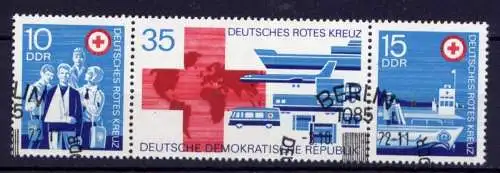 DDR Nr.1789/91 Streifen                          O  used       (26093) ( Jahr 1972 )