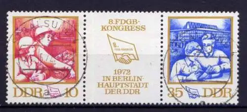 (26083) DDR Nr.1761/2 Streifen                         O  gestempelt