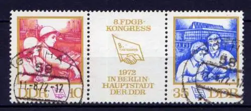 (26082) DDR Nr.1761/2 Streifen                         O  gestempelt