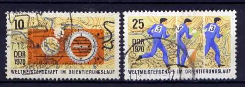 (26023) DDR Nr.1605/6                     O  gestempelt