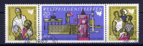 DDR Nr.1478/80 Streifen                         O  used       (25975) ( Jahr 1969 )