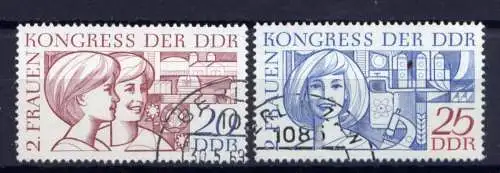 DDR Nr.1474/5                         O  used       (25973) ( Jahr 1969 )