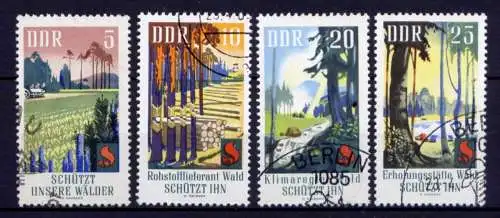 DDR Nr.1462/5                         O  used       (25969) ( Jahr 1969 )