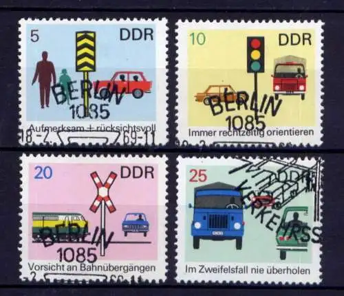 DDR Nr.1444/7                         O  used       (25964) ( Jahr 1969 )