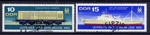 DDR Nr.1349/50                         O  used       (25935) ( Jahr 1968 )