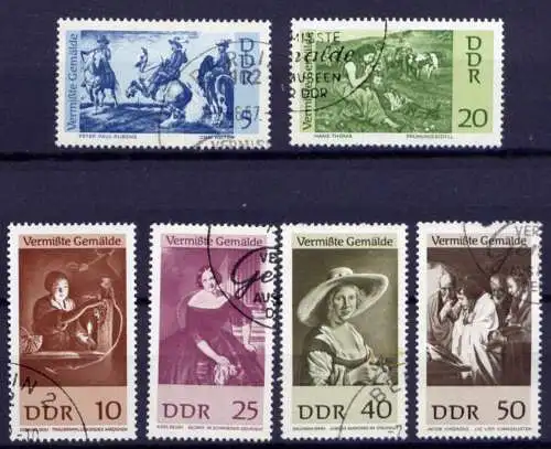 DDR Nr.1286/91                        O  used       (25928) ( Jahr 1967 )