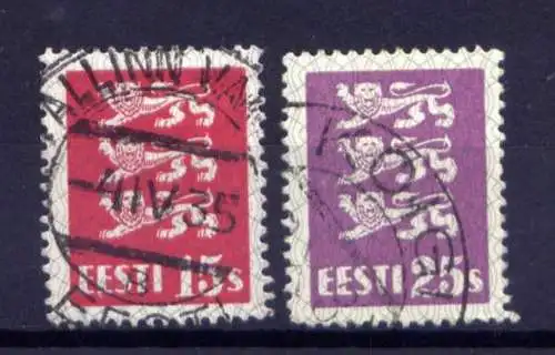 Estland Nr.106/7          O  used          (198)
