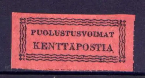 Finnland Militärfeldpost Nr.1          *  unused       (759)