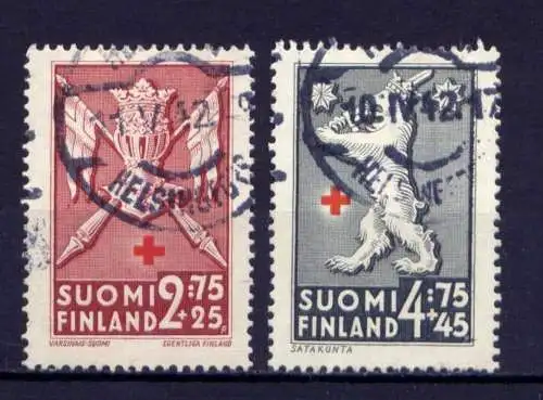 Finnland Nr.256 + 258          O  used       (754)