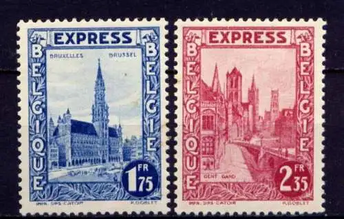 Belgien Nr.266/7          *  unused           (1657)