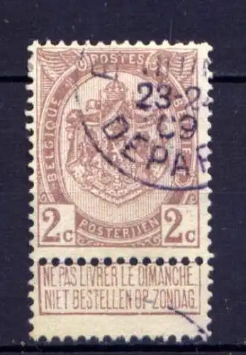 (1637) Belgien Nr.79          O  gestempelt