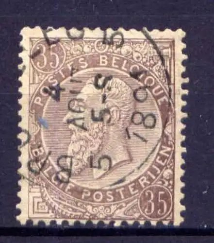 Belgien Nr.49          O  used           (1632)