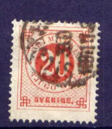 Schweden Nr. 34       O  used       (1653)