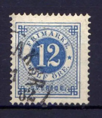 Schweden Nr. 21 B       O  used       (1646)
