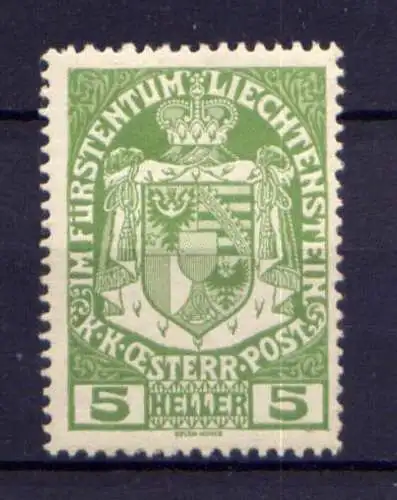 Liechtenstein Nr.5          *  unused            (138)