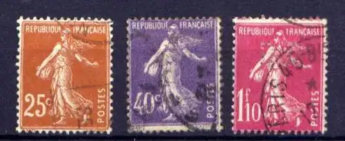 (1754) Frankreich Nr.215/7        O  gestempelt