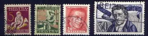 (1940) Schweiz Nr.222/5         O  gestempelt