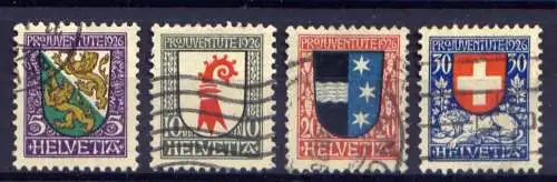 Schweiz Nr.218/21         O  used       (1939)