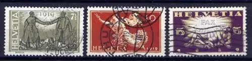 Schweiz Nr.146/8         O  used       (1934)