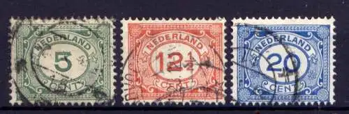 Niederlande Nr.107/9        O  used       (1113)