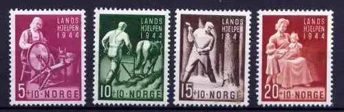 (1412) Norwegen Nr.299/302         *  ungebraucht