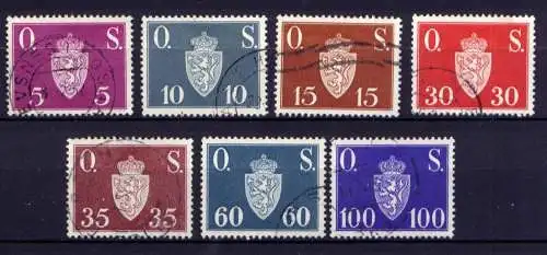 Norwegen Dienst Nr.61/7         O  used            (1396)